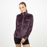 Polerón Deportivo Mujer Black County Morado, Negro
