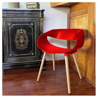 Pack 2 Sitiales Idetex Nordico Rojo