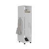 Clóset TuHome Custer con Espejo 1 Puerta Blanco