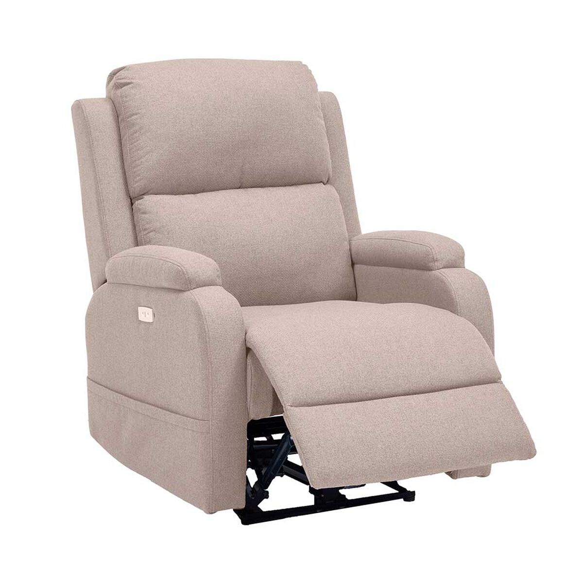 Bergere Reclinable Casanova Power 1 Cuerpo Beige