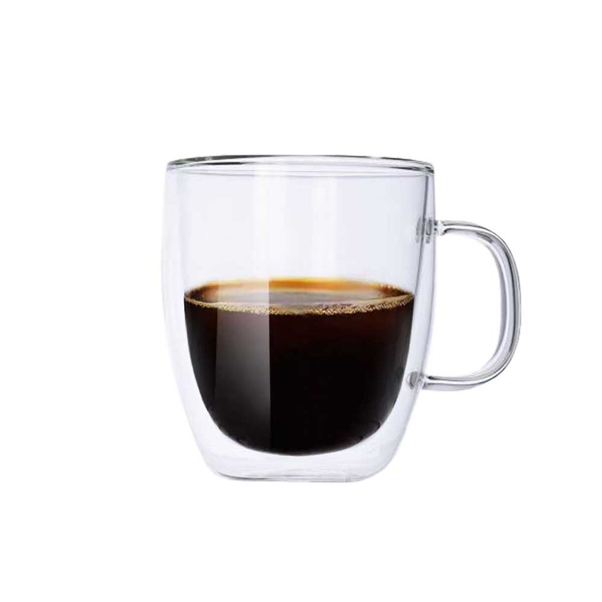 Taza de Vidrio Doble Pared Simplit 350 ml