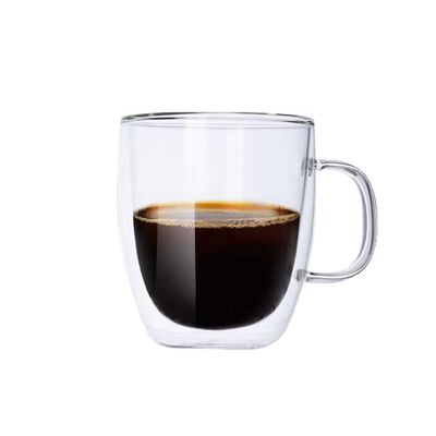 Imagen 2 del producto Taza de Vidrio Doble Pared Simplit 350 ml