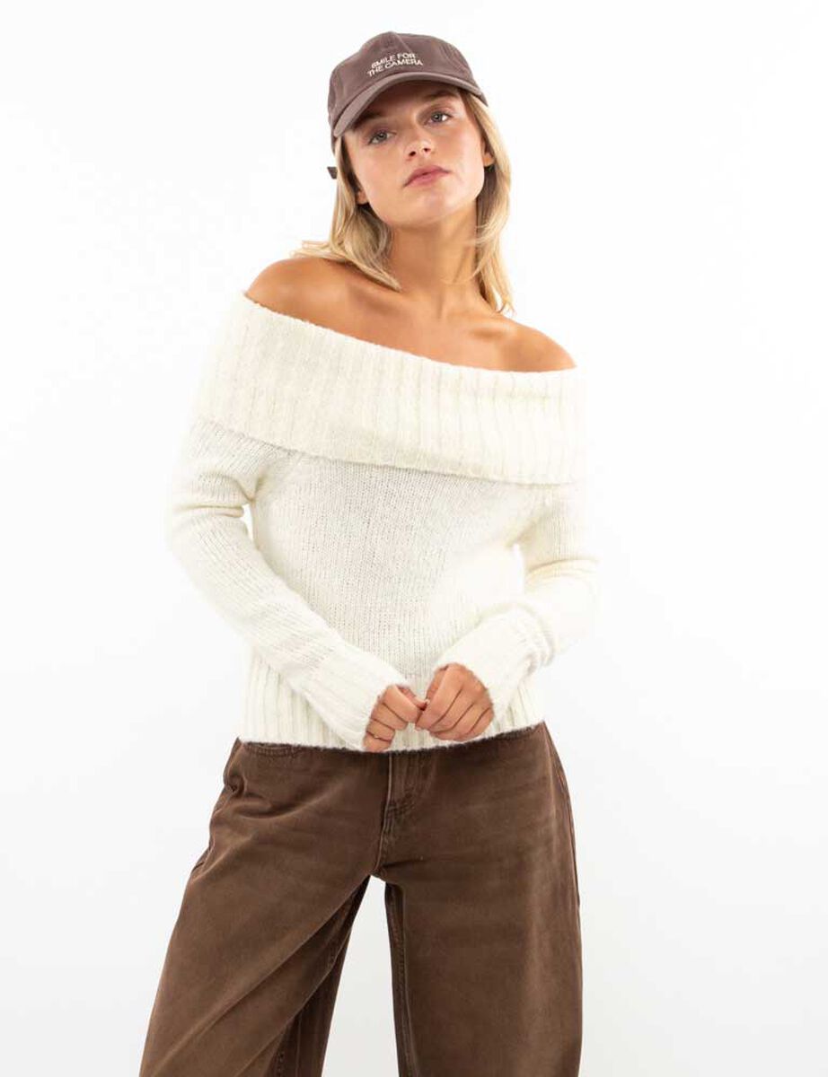 Sweater Bardot Mujer Icono