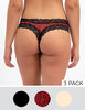 Pack 3 Calzones Colaless Mujer Icono