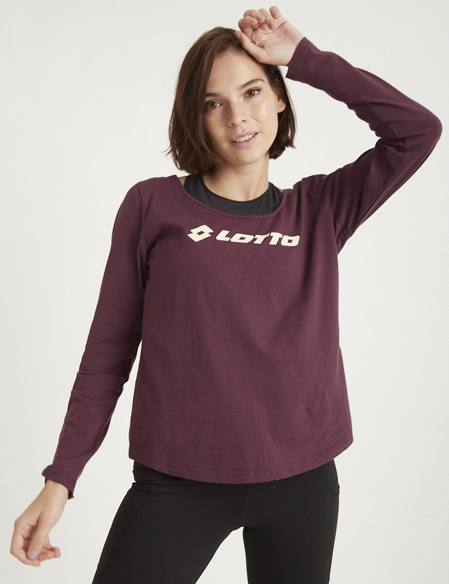 Polera de Algodón Deportiva Mujer Lotto