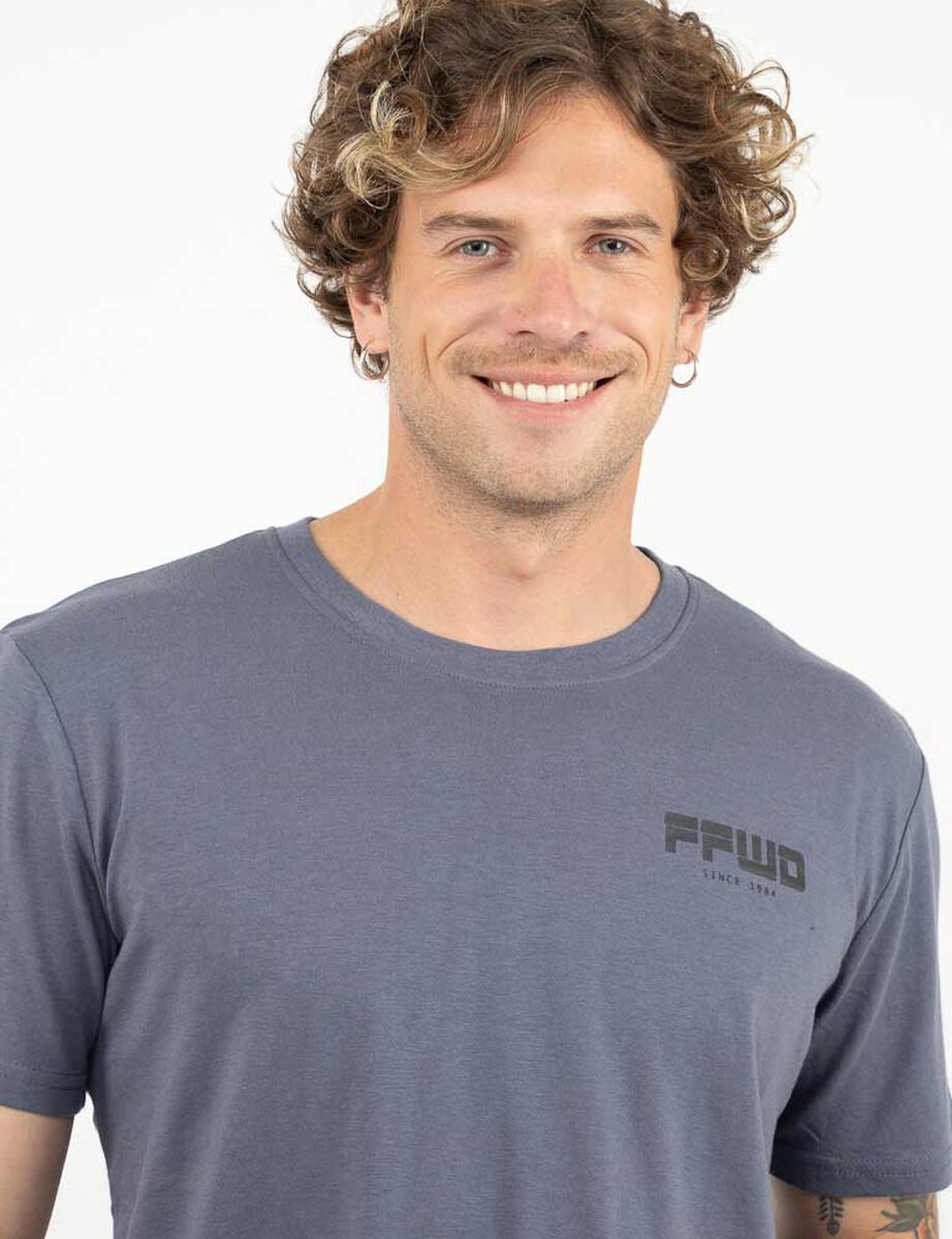 Polera Con Estampado Manga Corta Hombre Zibel