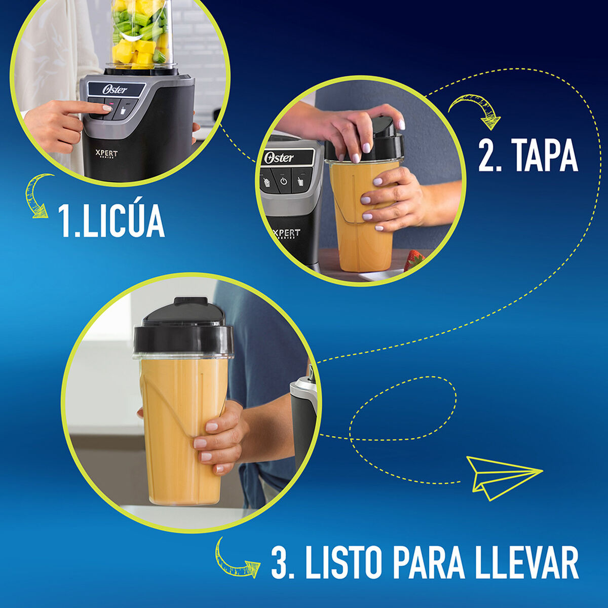 Sistema de nutrici&oacute;n Oster ActiFit+&trade; BLSTXPN7001