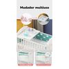 Cuna Colecho Madera con Mudador Mosquitero Lubabycas Azul
