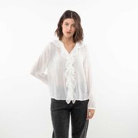 Blusa Manga Larga Mujer Zibel Crudo