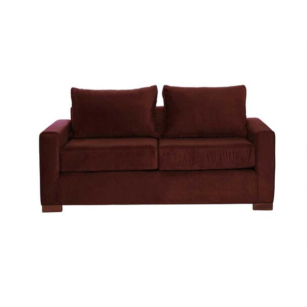 Sofá Latam Home Livorno 2 Cuerpos Chocolate