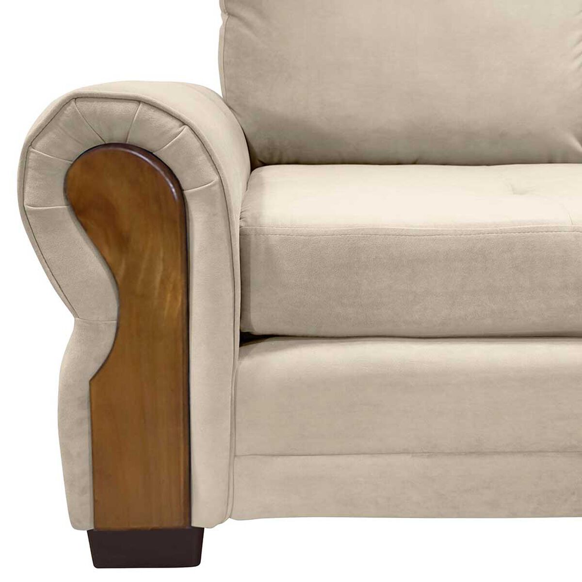 Sofá Seccional Living Factory Oregon 4 Cuerpos Beige