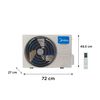 Aire Acondicionado Split Midea Xtremedura12K 12000 BTU