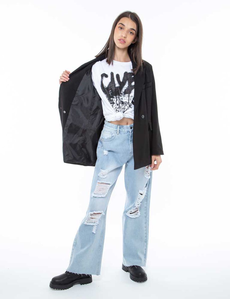 Blazer Oversized Mujer Icono