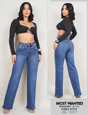 Imagen 1 del producto Jeans Straight Mujer Most Wanted Indigo