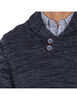 Sweater de Algodón Cuello en V Hombre Arrow