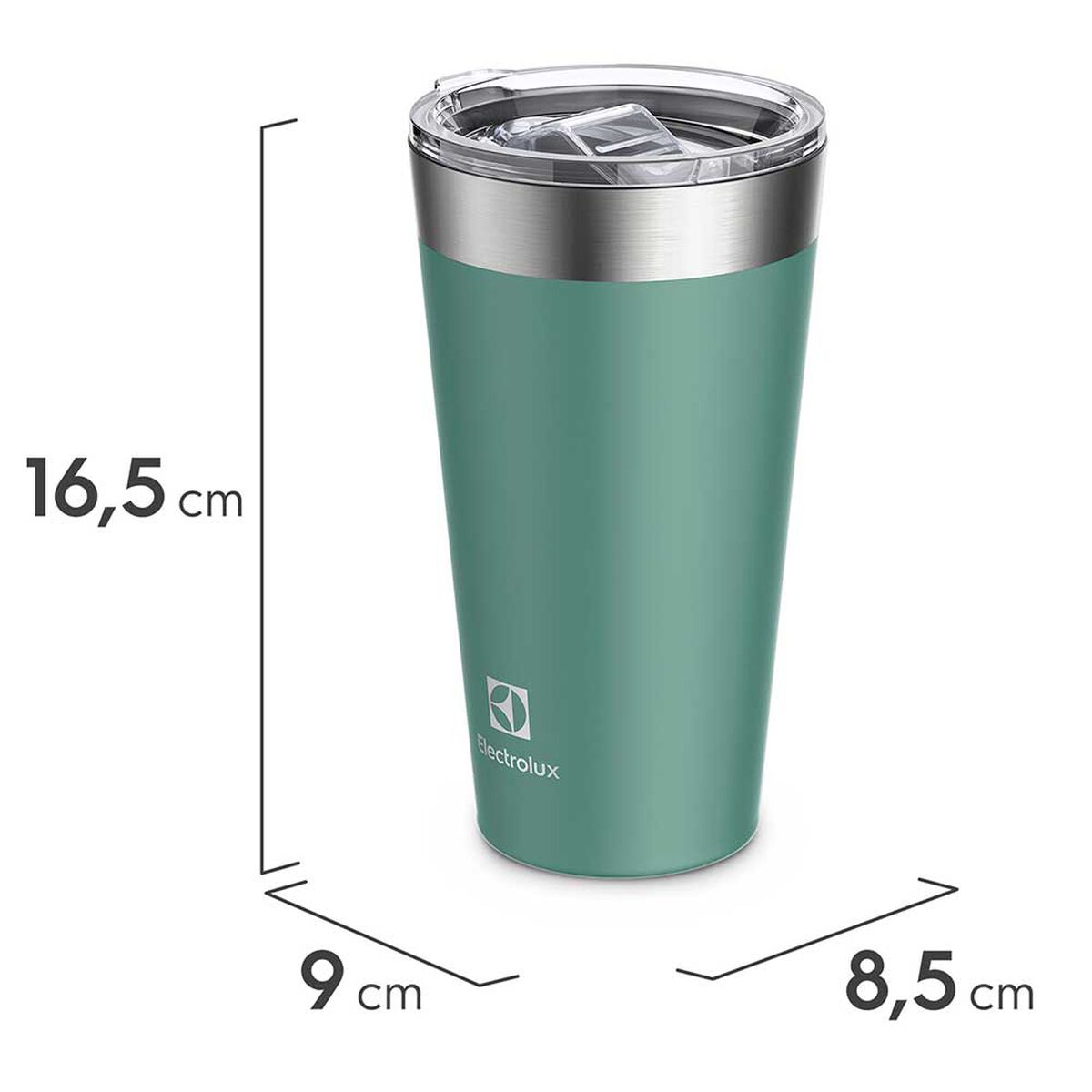 Vaso Térmico Electrolux Sense 560 ml Verde