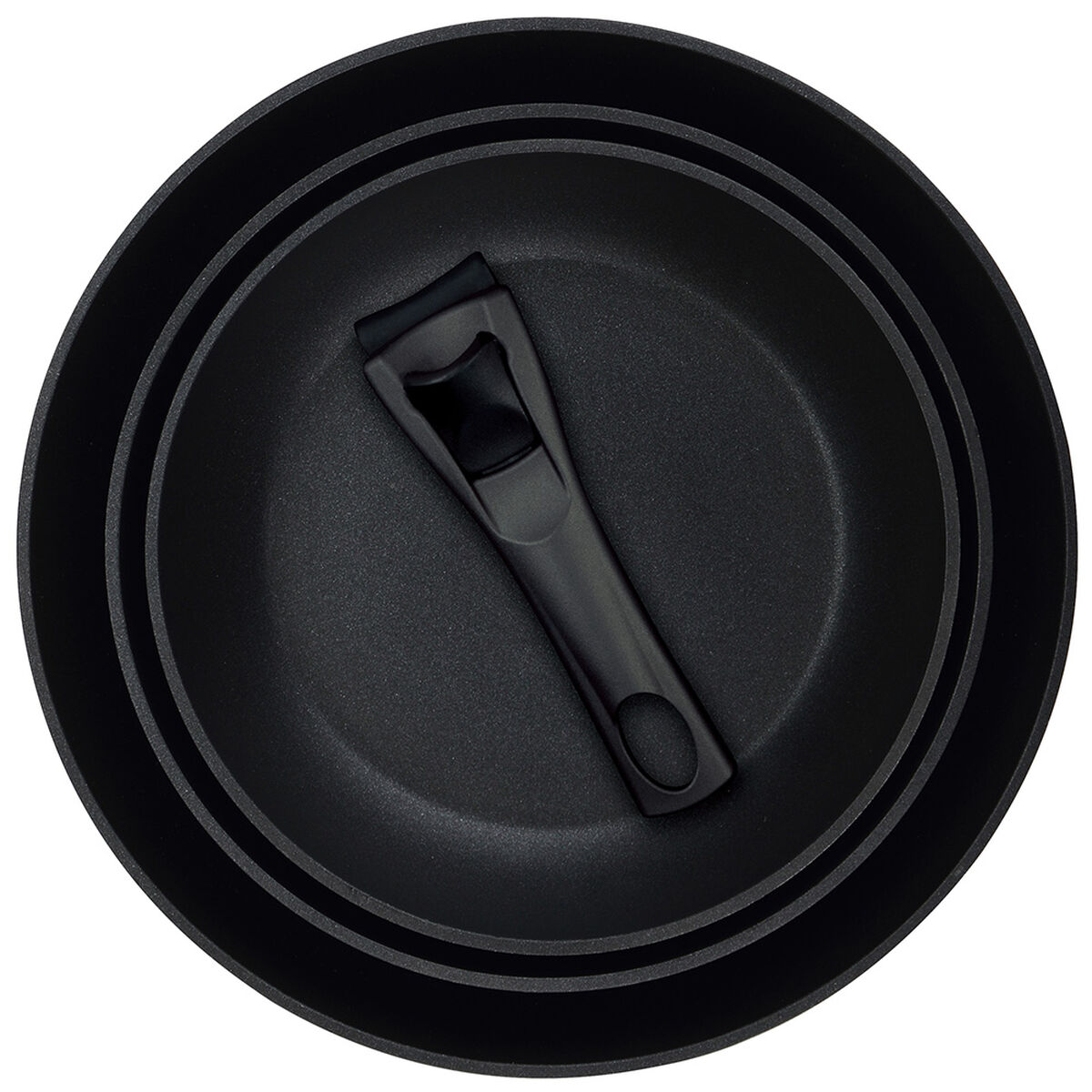 Juego de Sartenes Aluminio Prensado Bergner Click & Cook 4 Piezas