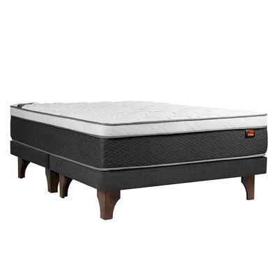 Cama Europea Celta Base Dividida 2 Plazas Everest Cobre