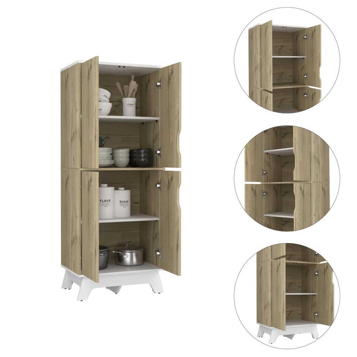 Alacena TuHome Bi Color Duna Blanco
