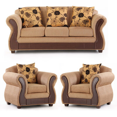 Juego de Living Kea Milano Sofá 3 Cuerpos + Dos Sillones 1 Cuerpo