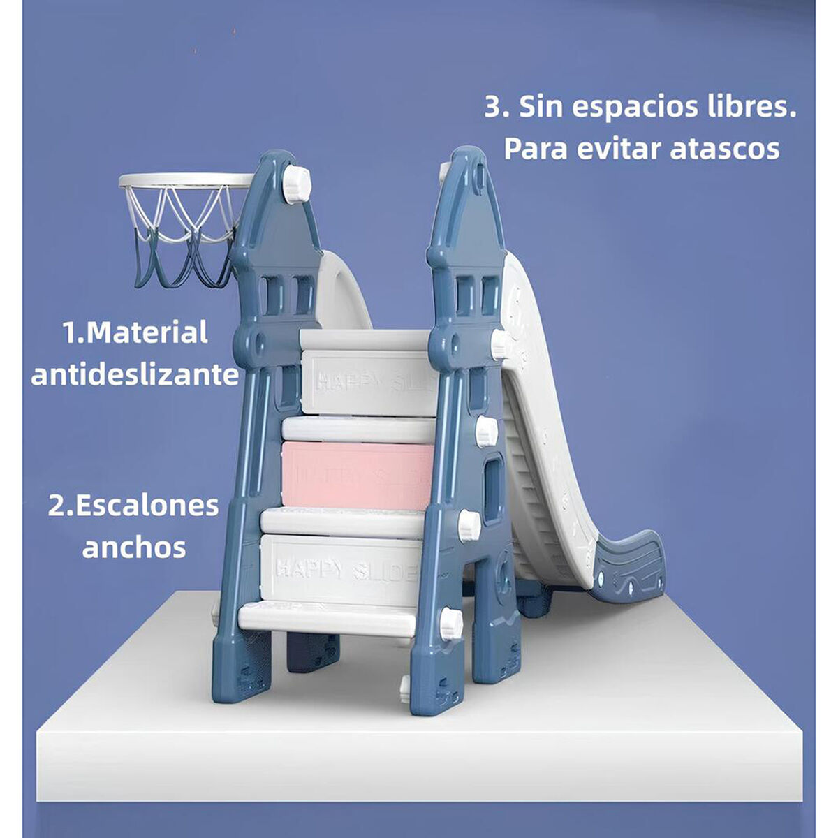Resbalin Columpio 5 en 1 con Accesorios Azul Lubabycas