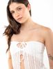 Strapless Crop Mujer Icono