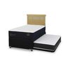 Cama Nido CIC 1,5 Plazas Premium + Respaldo Dublin Mostaza
