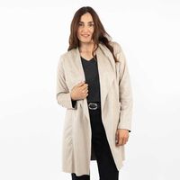 Chaqueta Larga Mujer Portman Club Beige