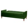 Futón Latam Home Genova Velvet 3 Cuerpos Verde