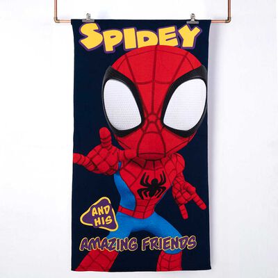 Toalla de Playa Spiderman Friend 70x140 cm Multicolor