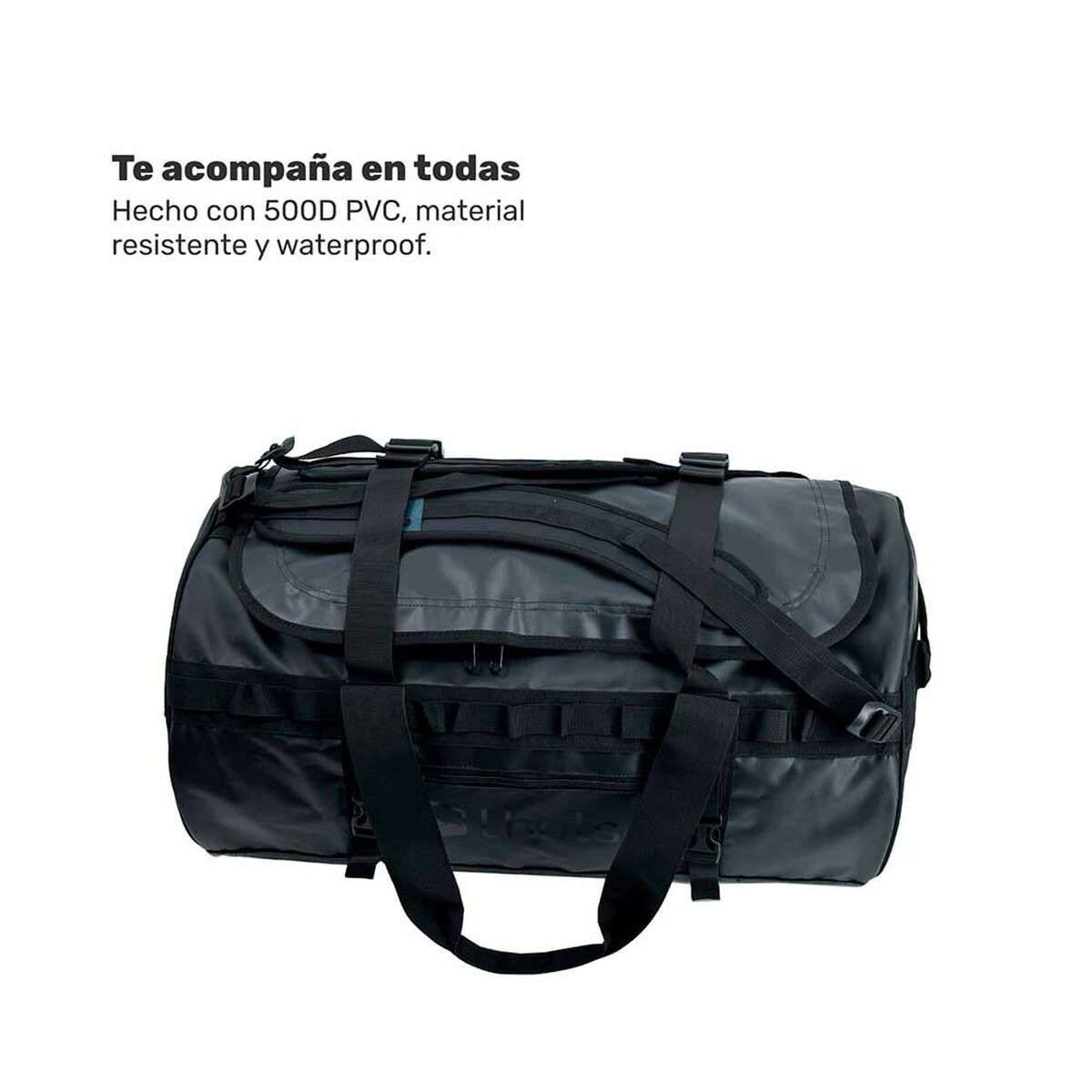 Bolso Deportivo Impermeable Duffel 60 Lts Black Lhotse