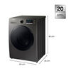 Lavadora Secadora Samsung WD11TA046BX/ZS 11/7 kg.