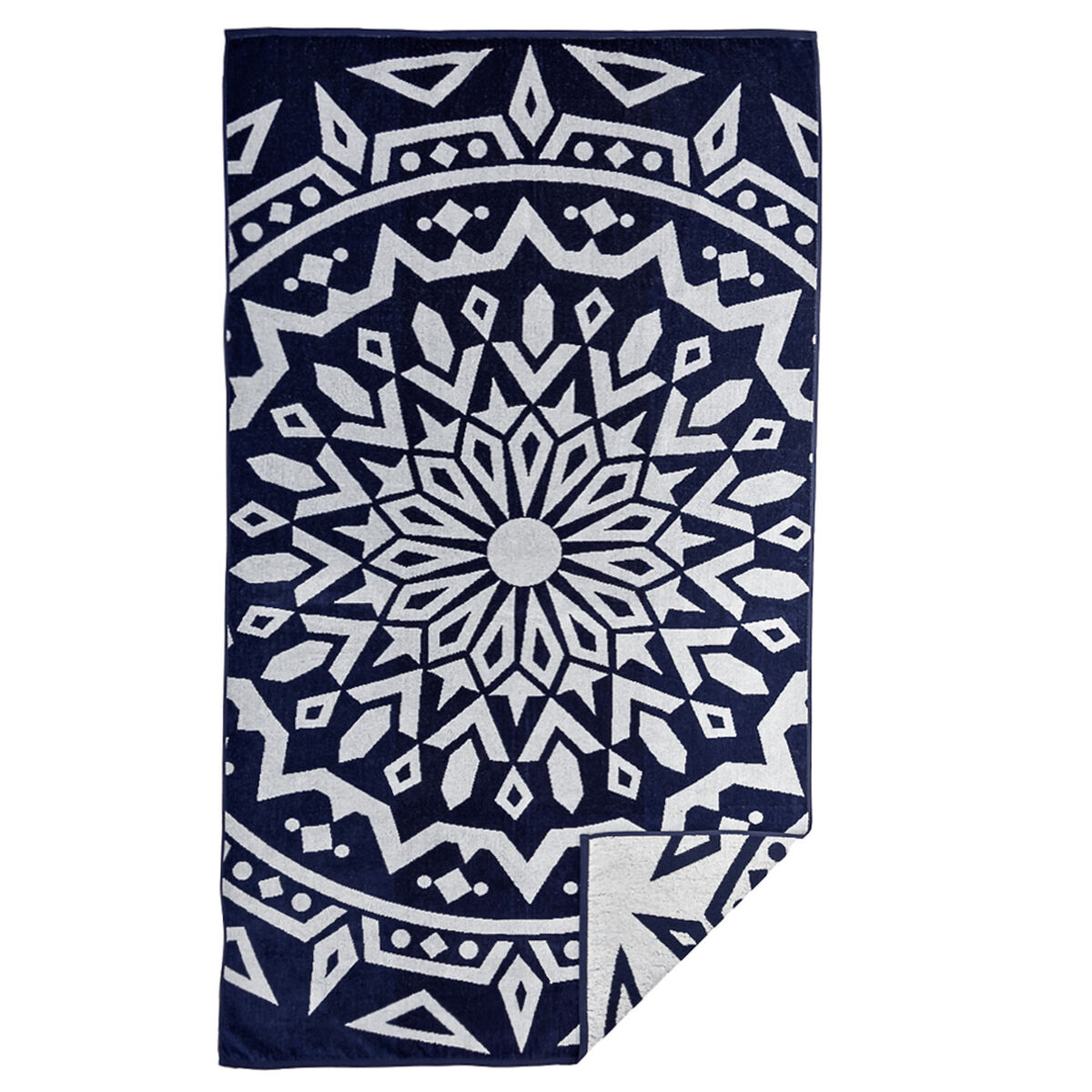 Toalla Grande de Playa Jacquard Zibel Uma 100 x 180 cm 
