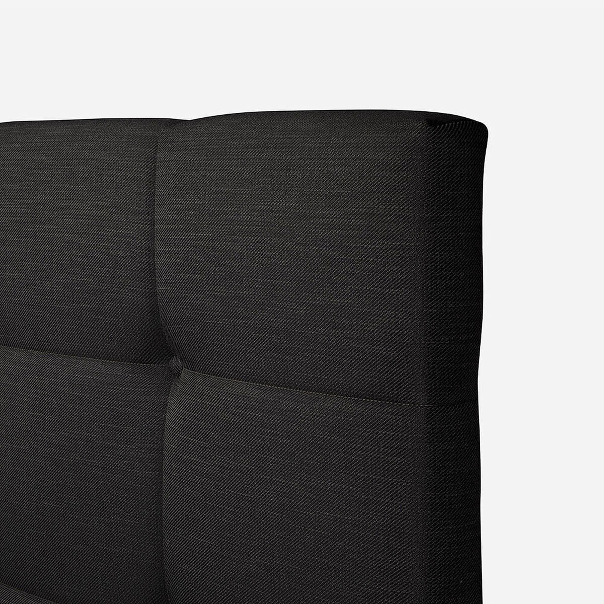 Cama Europea Rosen 2 Plazas Art 4 + Respaldo Issey Grafito