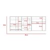 Mueble de Cocina Superior TuHome Hasselt 5 Puertas Gris Rovere