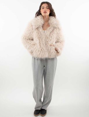 Imagen 2 del producto Chaqueta Peluda Mujer Zibel Crudo