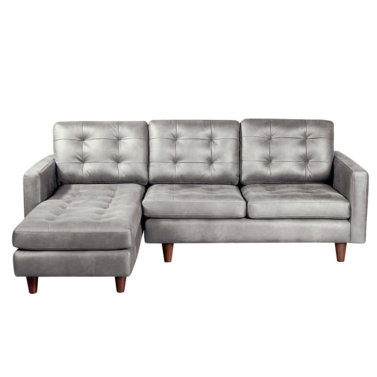 Sof&aacute; Cuero Latam Home N&aacute;poles Chaise Longue 2 Cuerpos Izquierdo