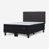 Cama Europea Rosen 2 Plazas Tempo Base Dividida + Respaldo Lucio