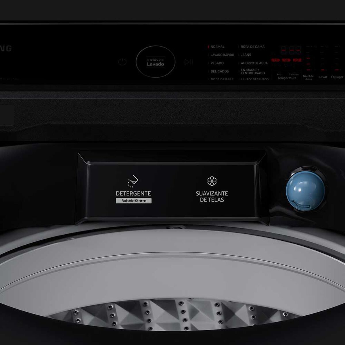 Lavadora Automática Samsung WA21CG6886BVZS 21 kg.