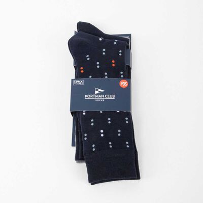 Imagen 1 del producto Pack 3 Calcetines Hombre Portman Club Azul, Gris, Negro