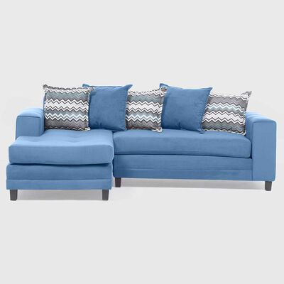 Imagen 1 del producto Sofá Seccional Izquierdo Living Factory Milan 3 Cuerpos Azul Piedra