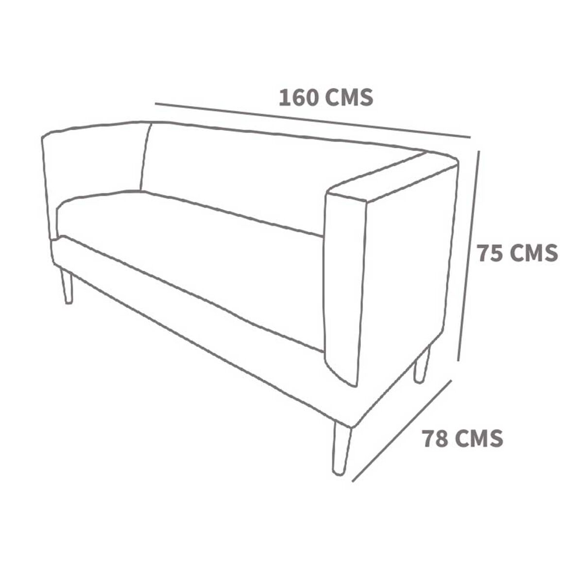 Sofá Latam Home Sorrento 2 Cuerpos Beige