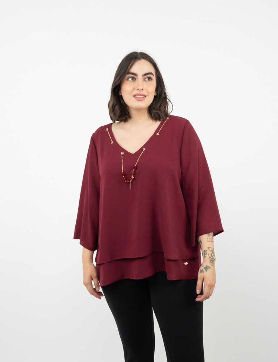 Blusa Manga 3/4 Mujer Extralindas