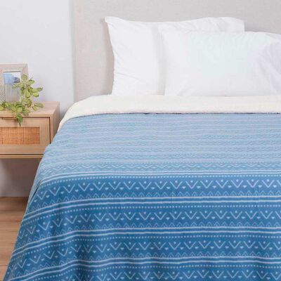 Frazada Mashini Mashini 2 Plazas Estampado