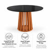 Juego de Comedor Roca York 4 Sillas Negro Canela