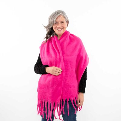 Bufanda Fucsia Mujer Bside