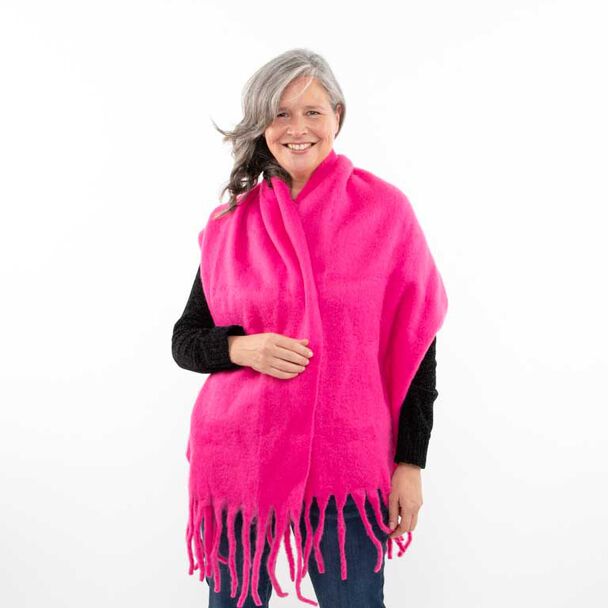 Bufanda Fucsia Mujer Bside