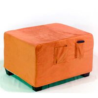 Pouf Cabsur Sorrento Felpa Terracota