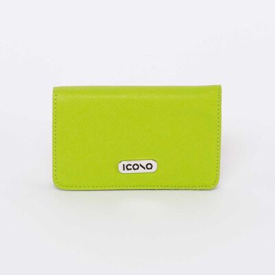 Billetera Eco Cuero Verde Mujer Icono
