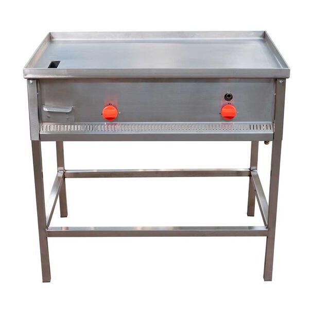 Plancha Churrasquera Ticgas 1000x600 Full Inox GN